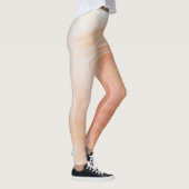 Semi-wertvolle Edelsteinstruktur Leggings (Rechts)