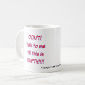 Semian offizielle Haupthoncho-Kaffee-Tasse Kaffeetasse (Vorderseite Links)