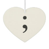 Semicolon Autolufterfrischer (Vorderseite)