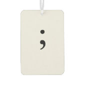 Semicolon Autolufterfrischer (Rückseite)