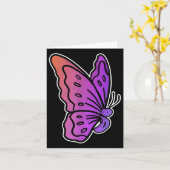 Semicolon Butterfly Antisuizid Psychische Gesundhe Karte (Gelbe Blume)