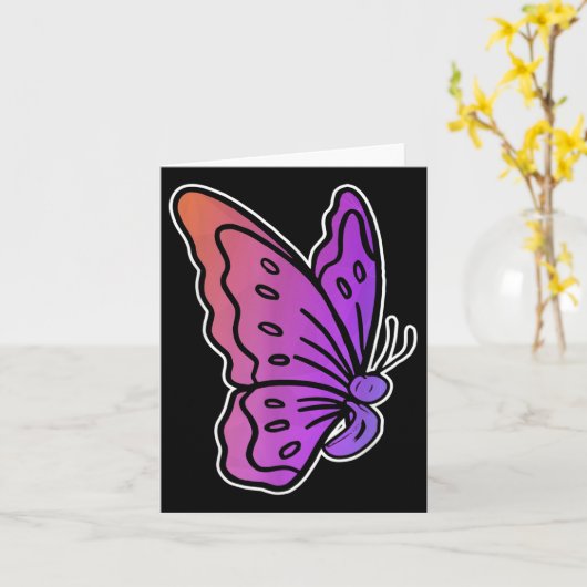 Semicolon Butterfly Antisuizid Psychische Gesundhe Karte (Gelbe Blume)