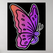 Semicolon Butterfly Antisuizid Psychische Gesundhe Poster (Vorne)
