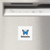 Semicolon Butterfly Mental Health Continue Magnet (In Situ (Geschirrspüler))