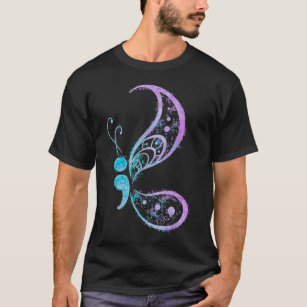 Semicolon Butterfly Psychische Gesundheit Suicide  T-Shirt