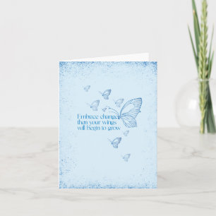 Semicolon Butterfly - Umschaltekarte Karte