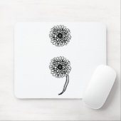 Semicolon Dandelion Suizidprävention Bewusstsein Mousepad (Mit Mouse)