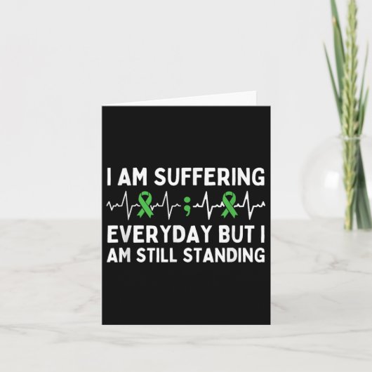 Semicolon Depression Awarene Karte (Vorderseite)