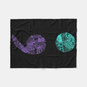 Semicolon Gift Suicide Prevention Awareness Fleecedecke (Vorderseite (Horizontal))