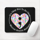 Semicolon Heart Suicide Pr Mousepad (Mit Mouse)