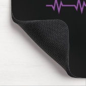 Semicolon Heartbeat Suizidprävention A Mousepad (Ecke)