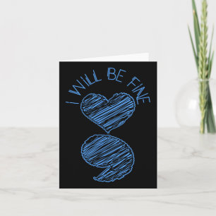Semicolon I Will Fine Suicide Depression Awaren Karte