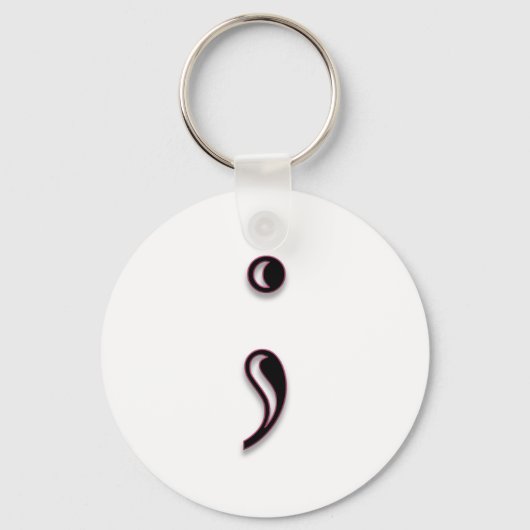 Semicolon Key-Kette Schlüsselanhänger (Vorderseite)