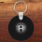 Semicolon - Kriegergeist-Sticker Schlüsselanhänger (Vorderseite)