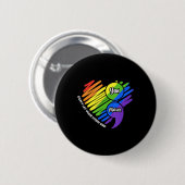 Semicolon LGBTQ Suicide Pr Button (Vorne & Hinten)