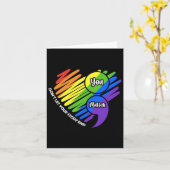 Semicolon Lgbtq Suicide Pr Karte (Gelbe Blume)