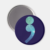 Semicolon Magnet (Vorderseite/Rückseite)