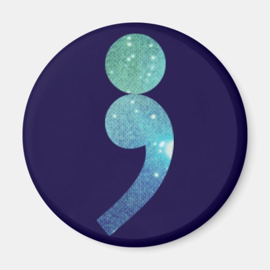 Semicolon Magnet (Vorne)