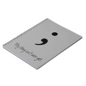 Semicolon / Meine Geschichte ist noch nicht vorbei Notizblock (Linke Seite)