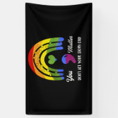 Semicolon Mental Health Awareness Lasse Ihnen nich Banner (Vertikal)