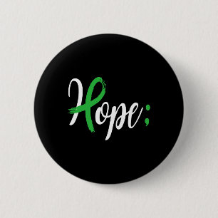 Semicolon Mental Health Awareness Monatsunterstütz Button