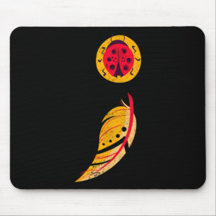 Semicolon Mental Health Awareness Suicide Mousepad