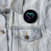 Semicolon Mental Health Awareness Suicide Preventi Button (Beispiel)