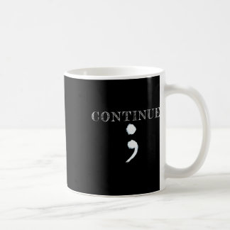 Semicolon Mental Health Awareness Suicide Preventi Kaffeetasse