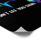 Semicolon Mental Health Awareness Suicide Preventi Poster (Ecke)