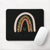 Semicolon Mental Health Behalte Boho Trendy Cut Mousepad (Mit Mouse)