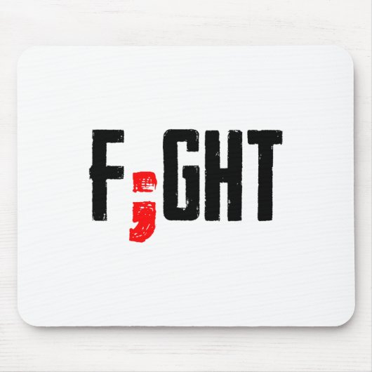 Semicolon Mental Health Support Suicide Surv Mousepad (Vorne)