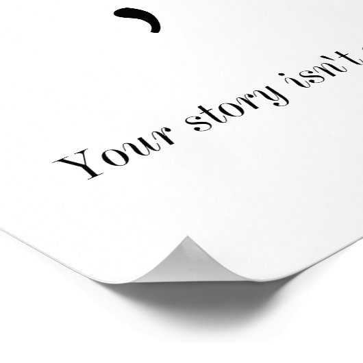 Semicolon-Plakat Poster (Ecke)