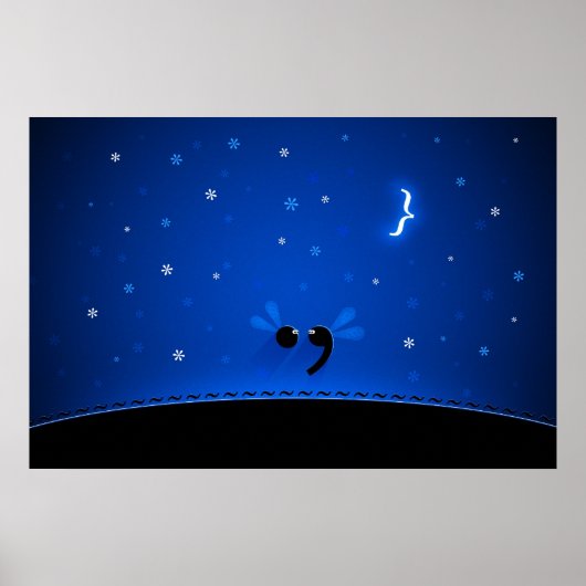 Semicolon Poster (Vorne)