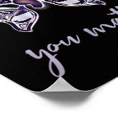 Semicolon Project Depression Awareness Butterfly Y Poster (Ecke)