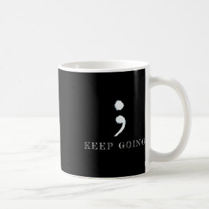 Semicolon Project Mental Health Awareness Kaffeetasse