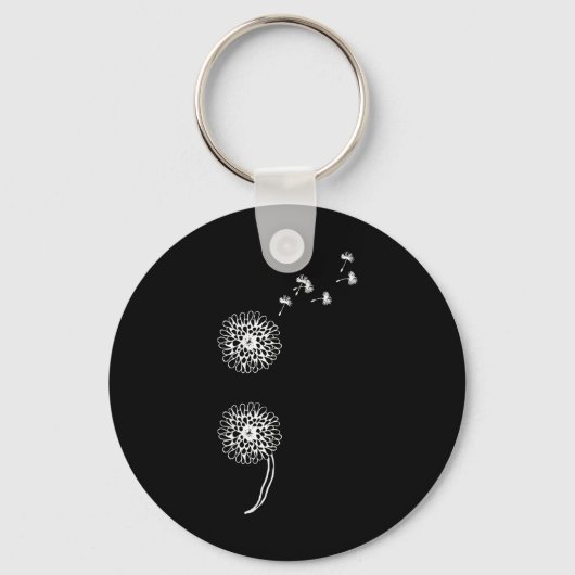 Semicolon Project Suicide Schlüsselanhänger (Vorderseite)