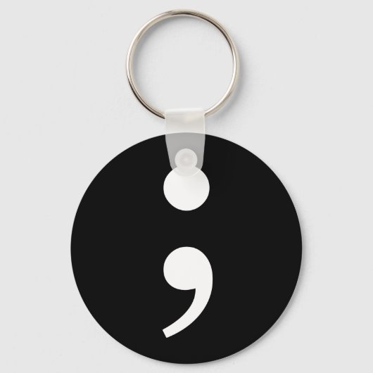 Semicolon Schlüsselanhänger (Vorderseite)