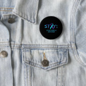 Semicolon Suicide Awareness Mental Health bleibe Button (Beispiel)