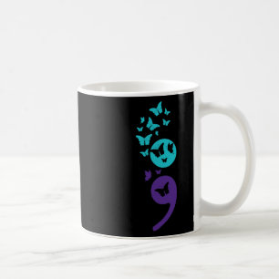 Semicolon Suicide Awareness Mental Health Kaffeetasse