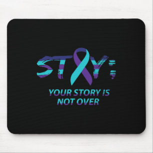 Semicolon Suicide Awareness Mental Health Mousepad