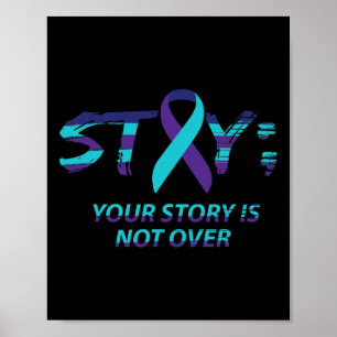 Semicolon Suicide Awareness Mental Health Poster