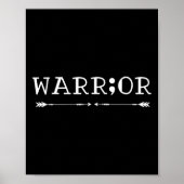 Semicolon Suicide Awareness Poster (Vorne)