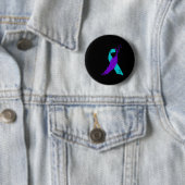 Semicolon Suicide Awareness Ribbon Button (Beispiel)