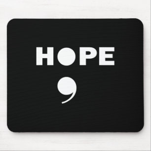 Semicolon Suicide Bewusstsein für eine psychische  Mousepad