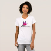 Semicolon Suicide/Depression Awareness Butterfly T-Shirt (Vorne ganz)