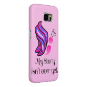 Semicolon Suicide/Depression Story Butterfly Case-Mate Samsung Galaxy Hülle (Rückseite/rechts)
