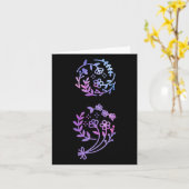 Semicolon Suicide Prevention Awareness Blume Aquam Karte (Gelbe Blume)