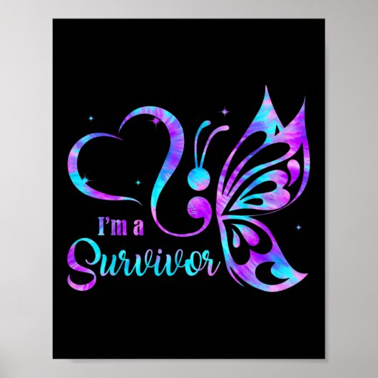 Semicolon Suicide Prevention Awareness - Kinder Mä Poster (Vorne)