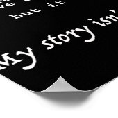 Semicolon Suicide Prevention Awareness Poster (Ecke)