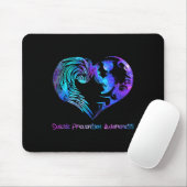 Semicolon Suicide Prevention Awareness Week Mousepad (Mit Mouse)